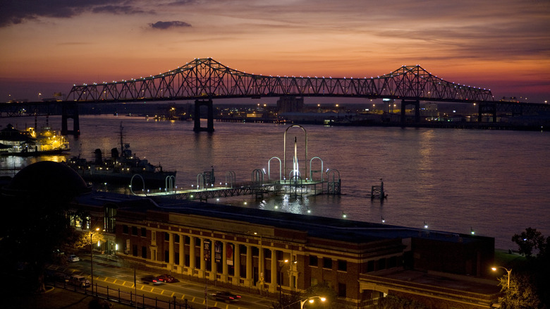 Baton Rouge at dusk