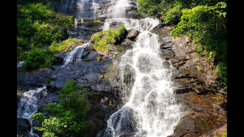 A waterfall in Amicalola Falls State Park