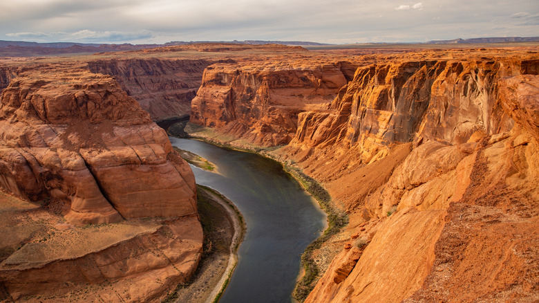 River running through the Grand Canyon