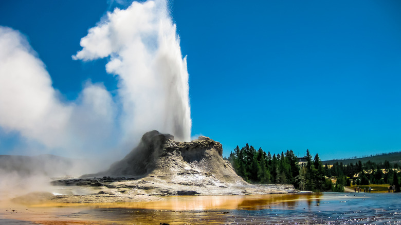 Upper Geyser Basin at Yellowstone 