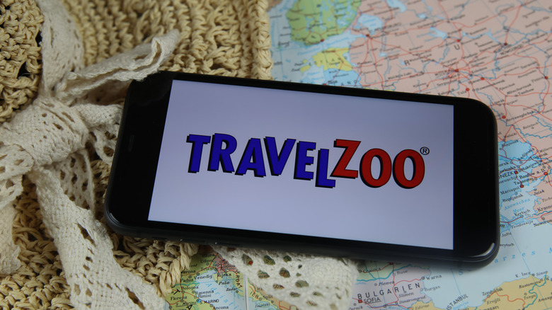 Travelzoo logo displayed on phone