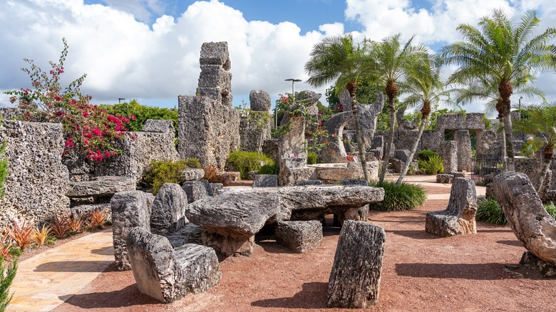 Edward Leedskalnin's rock sculptures in Florida