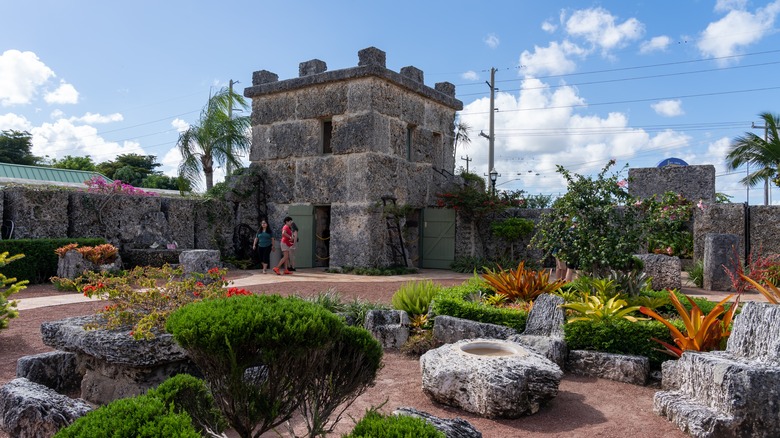 Mysterious Coral Castle museum in Florida