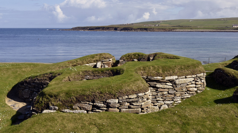 Bay of Skaill landscape in Scotland