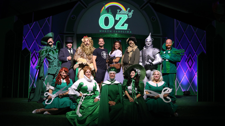 Cast of characters at Land of Oz