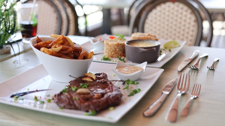 French-Creole fusion plate