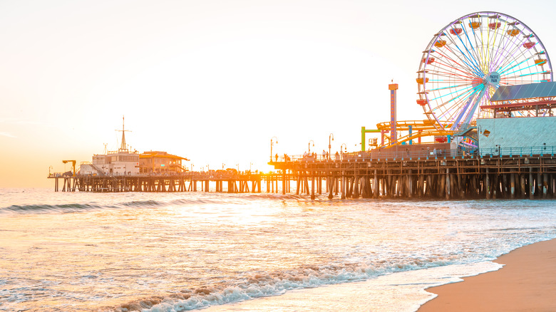 Santa Monica Pier sunset