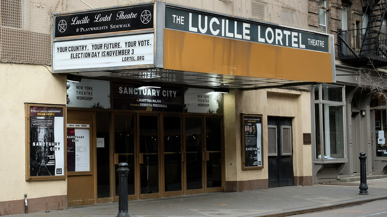Outside of Lucille Lortel Theatre