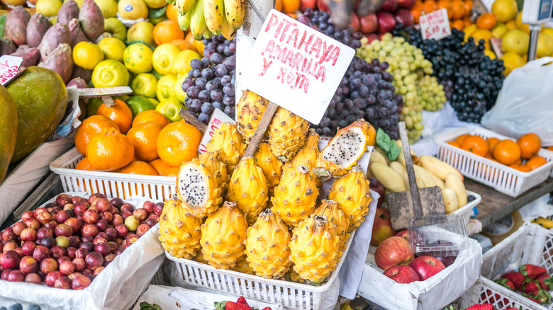 Stall at Lima's Surquillo Market