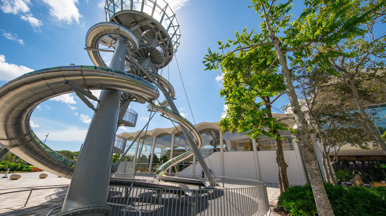 Aventura Slide Tower from below