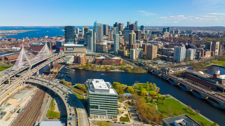 The skyline of Boston