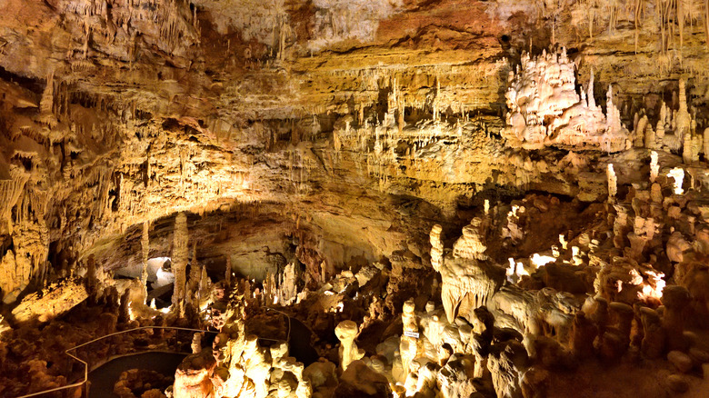 Natural Bridge Caverns in Texas