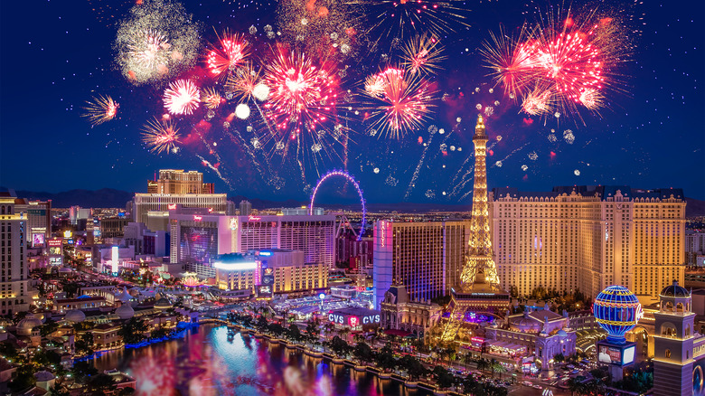 Fireworks in Las Vegas