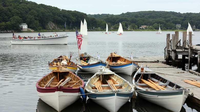 Rowboats in Mystic