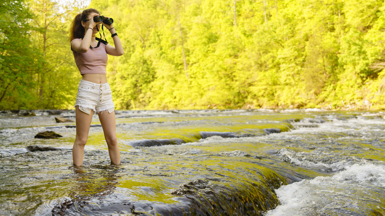 Teen in Great Smoky Mountains