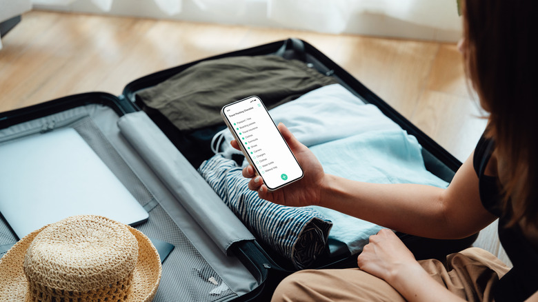 consulting packing list while packing