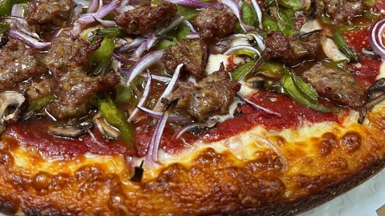 George's Deep Dish pizza