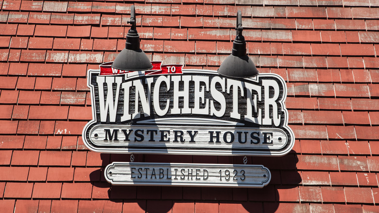 sign for winchester mystery house