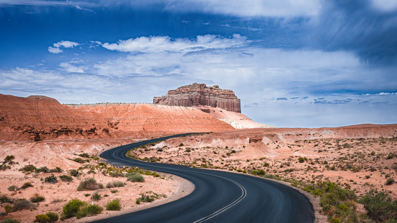 Paved road through Capitol Reef