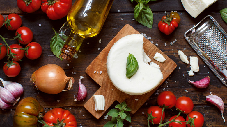 Staples of a Mediterranean diet