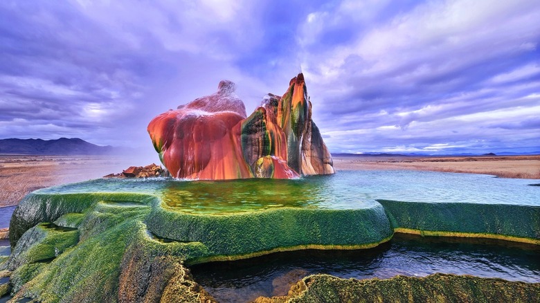 colorful Fly Geyser