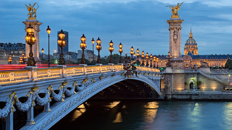 Bridge over Seine River, Paris