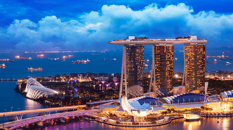 Singapore cityscape with Marina Bay Sands