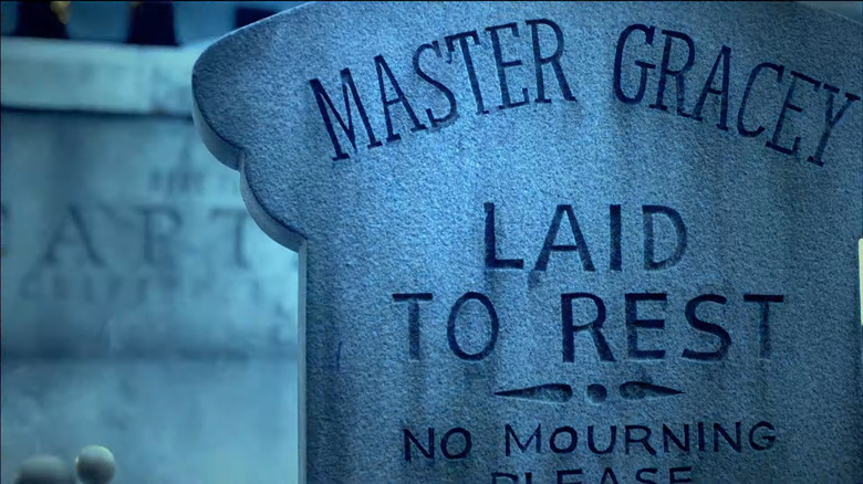 Master Gracey tombstone at Haunted Mansion