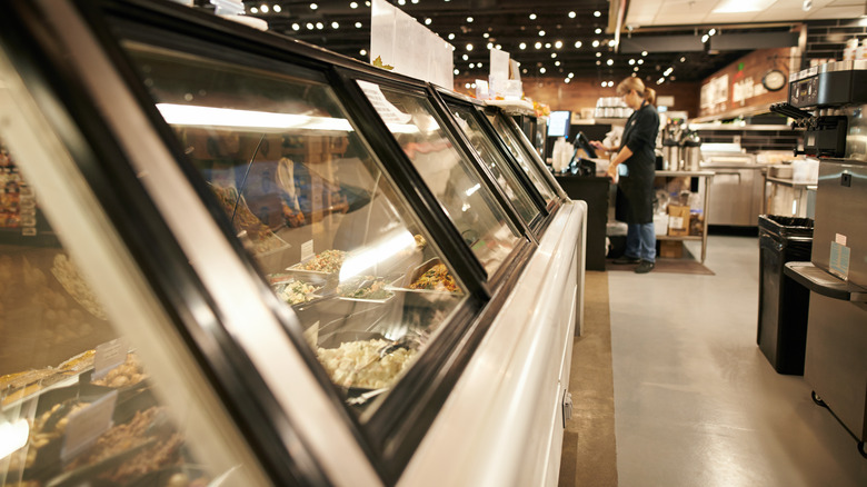 ready-made food at supermarket