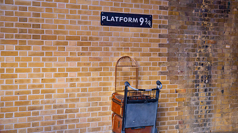 Platform 9 3/4 at King's Cross Station