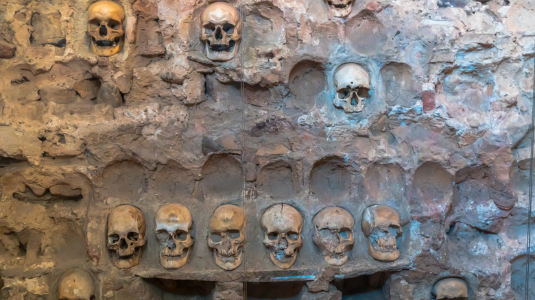 Inner wall of Skull Tower
