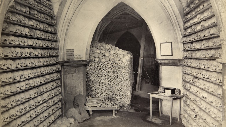 Ossuary in St. Leonard's Church