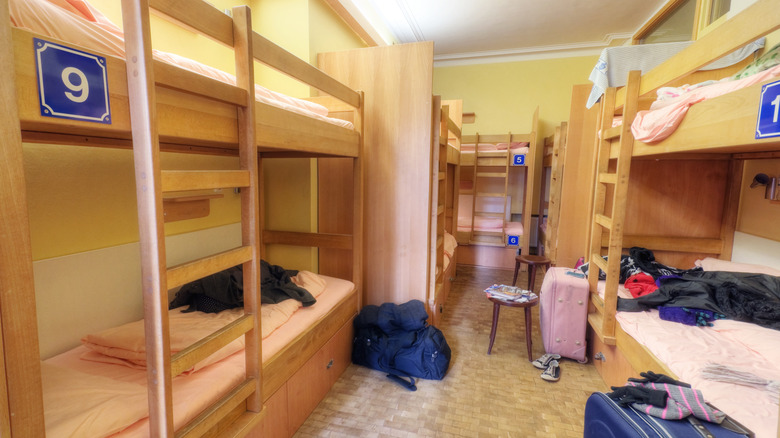 hostel with bunk beds