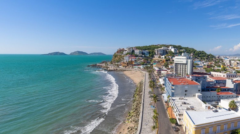 coastline in Mazatlán, Mexico