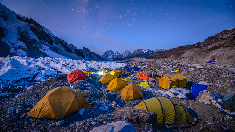 tents at Everest Base Camp