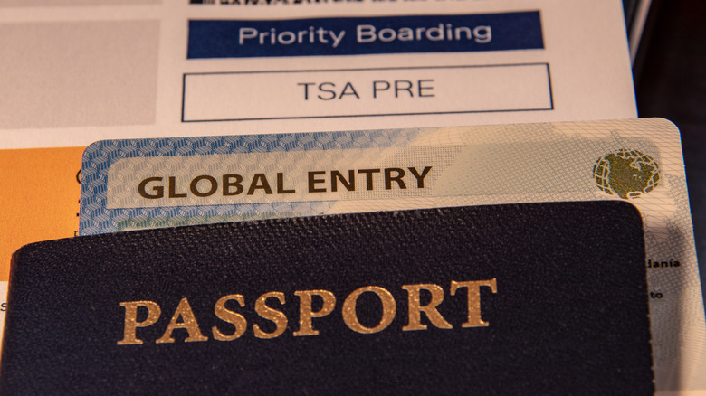 Travel documents and TSA PreCheck