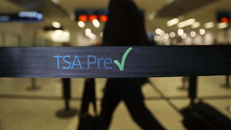 TSA PreCheck area in airport