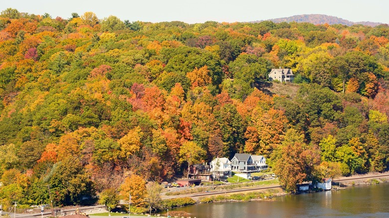 Poughkeepsie in the fall
