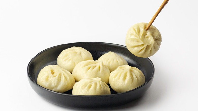 Chinese bao dumplings