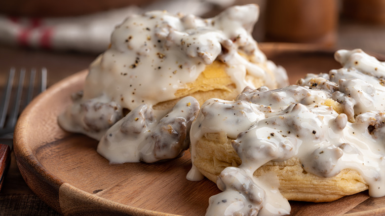 A plate of biscuits