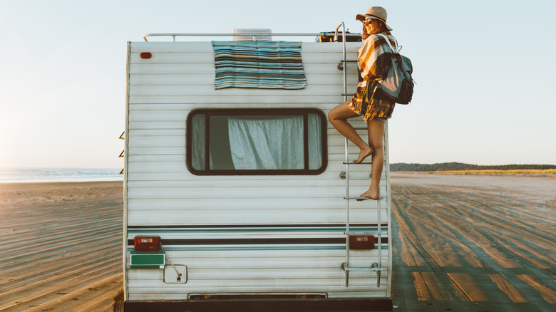 RV on the beach