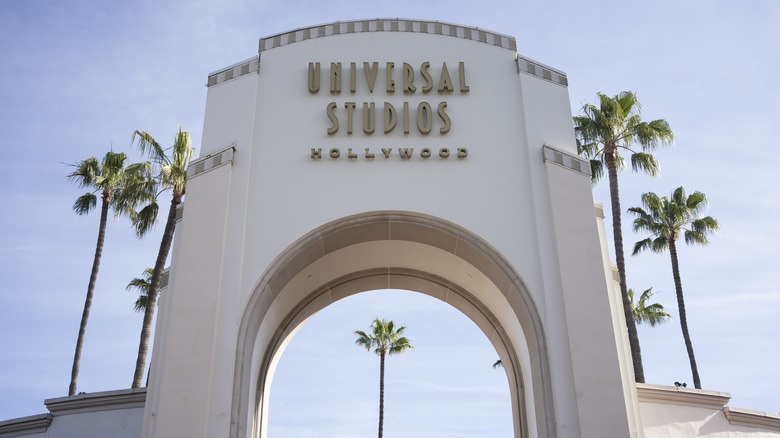 Universal Studios Hollywood entrance arch