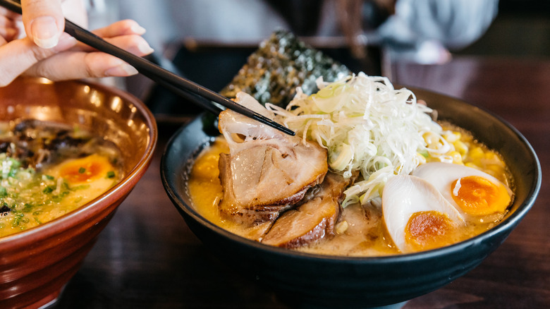 Bowl of Hakata ramen