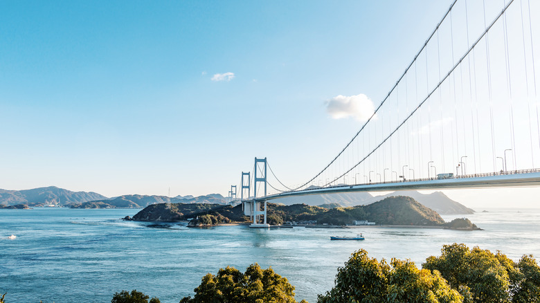 Bridge across Seto Inland Sea