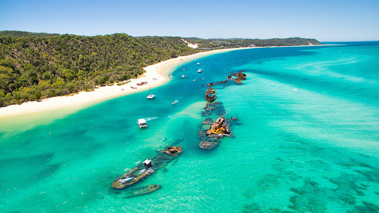 Tangalooma Wrecks on Moreton Island