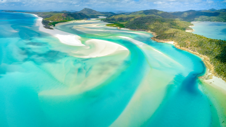 Hill Inlet on Whitehaven Island