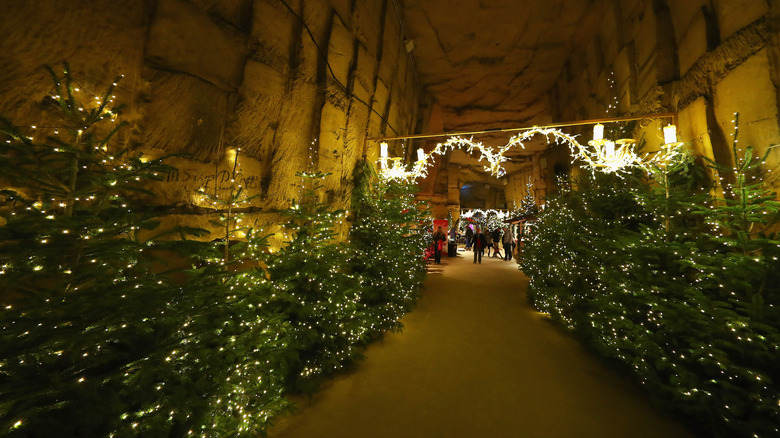 Underground Christmas market