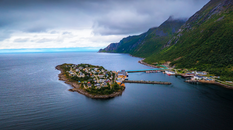 Island of Husøy in Norway