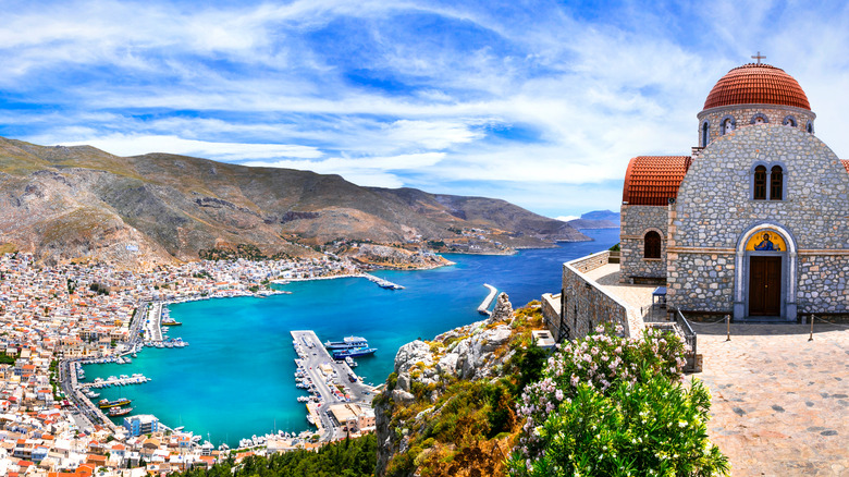 The scenery of Kalymnos