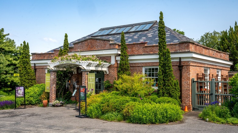 Visitors center building exterior